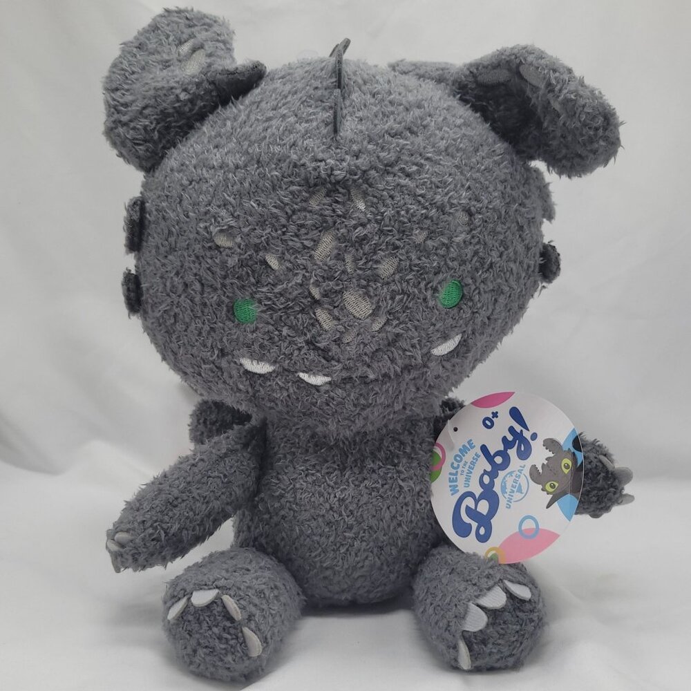Toothless Cuteeze Baby Plush Dragon By DreamWorks Gray 12" Universal Kids
